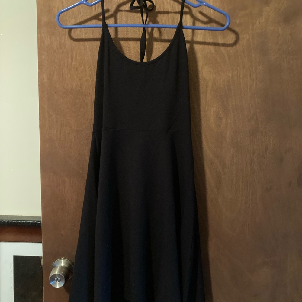 Forever 21 Black Backless Dress